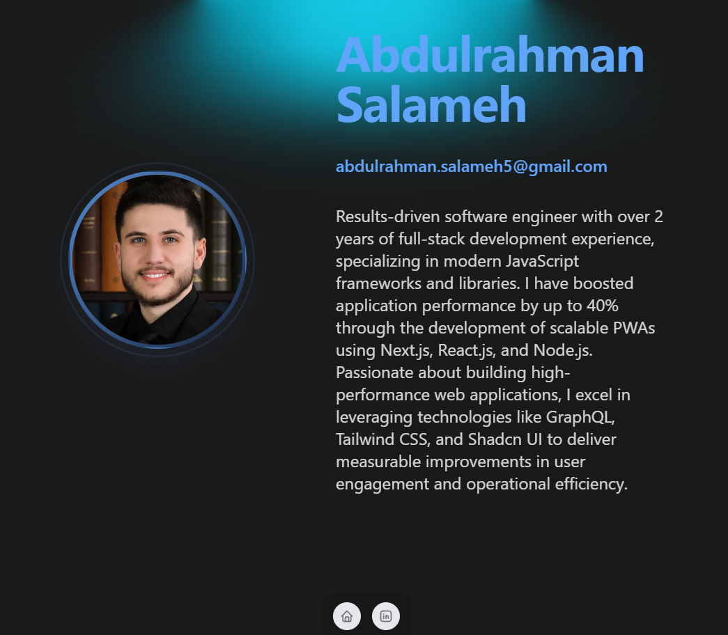 CV website